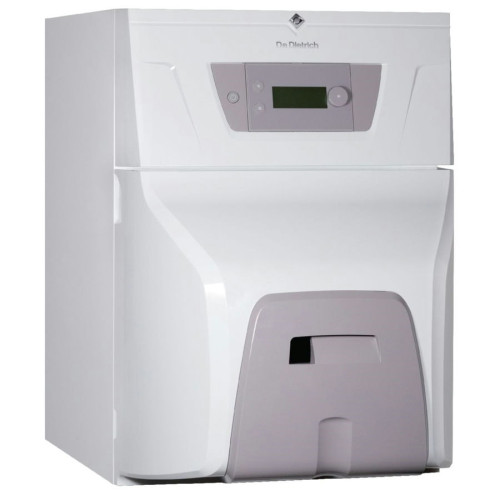 Жидкотопливный напольный чугунный котёл De Dietrich ESSENCIO CFU 36 с панелью управления E-Pilot, 37,2 кВт, с наддувной горелкой Жидкотопливный напольный чугунный котёл De Dietrich ESSENCIO CFU 36 с панелью управления E-Pilot, 37,2 кВт, с наддувной горелкой