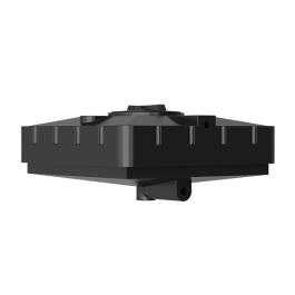 Бак для душа 240 литров плоский черный Aquatech (1100х1100х380)