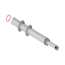 Труба с наконечником Rommer 60/100 длина 1145 мм рабочая 1000 мм анти-лёд