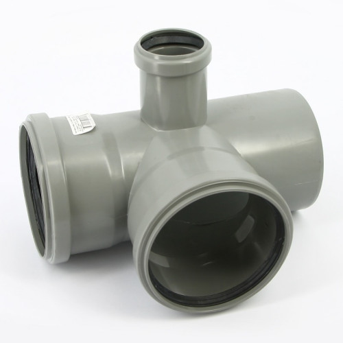 Крестовина Ostendorf канализационная 110 х 110 х 50 х 87' HT правая 2х плоскостная (арт.115960)