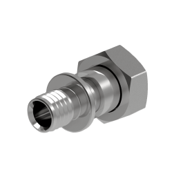 Соединение прямое Royal Thermo с ВР резьбой 16х3/4" мм накидная гайка евроконус