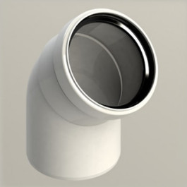 Колено Groppalli 100 (45°) В/Н для конденсационных котлов