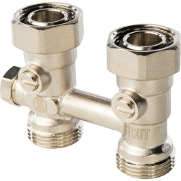 Узел нижнего подключения для однотрубной системы прямой 3/4" Stout SVH-0001-000020