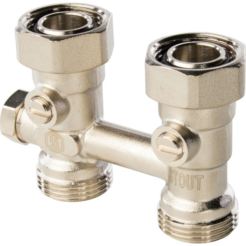 Узел нижнего подключения для однотрубной системы прямой 3/4" Stout SVH-0001-000020