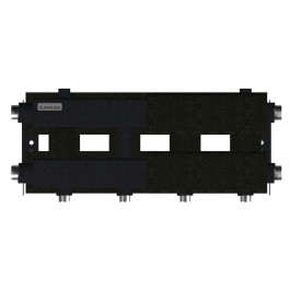 Коллектор модульный Gidruss MK-100-2.EPP до 100 кВт 1 1/4" 3 контура EPP термоизоляция