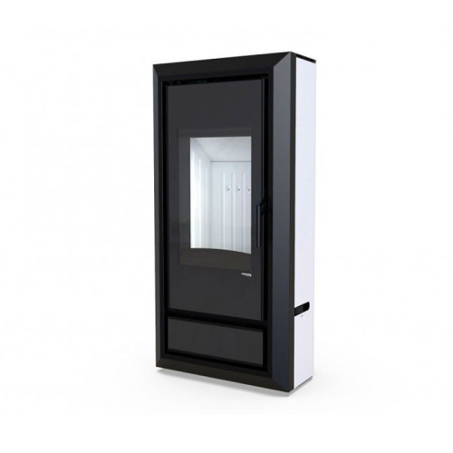 Печь-камин Defro Home Ignis 9 кВт белая сталь