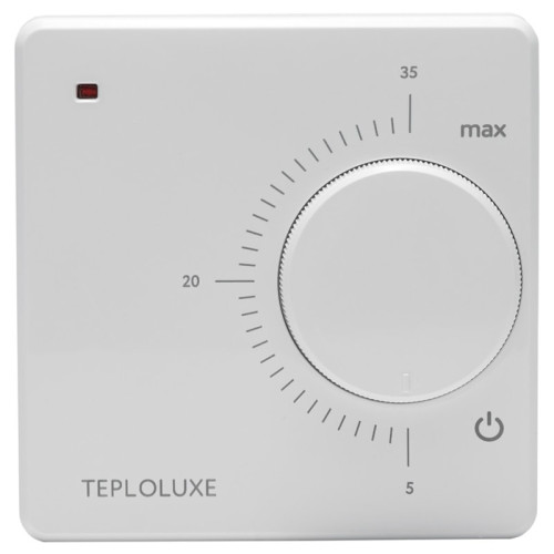 Терморегулятор механический Теплолюкс LC 001 белый