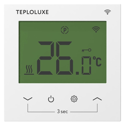 Терморегулятор электронный программируемый Теплолюкс Pontus Wi-Fi белый