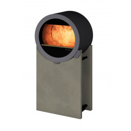 Печь-камин Nordpeis Me Concrete без боковых стёкол