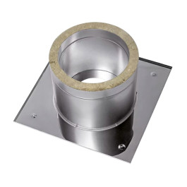 Потолочно-проходной узел сэндвич Ferrum Ø110 мм