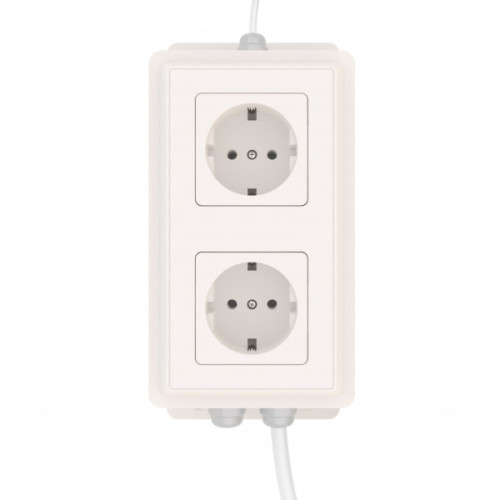 Блок управления 2 розетками Ectocontrol12А проводной ES-SOMB-02