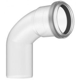 Отвод Buderus конденсационный  FC-SE110-87 DN110 87° PP