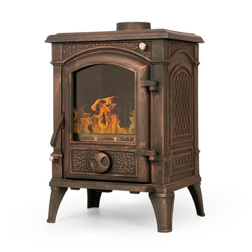 Печь-камин чугунная LK Sven bronze 10 кВт