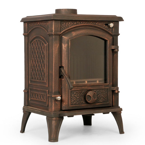 Печь-камин чугунная LK Sven bronze 10 кВт