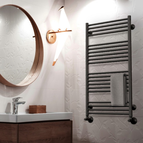 Полотенцесушитель водяной Royal Thermo Casa П18 1000х500 мм черный