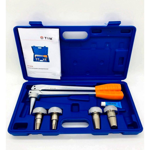 Ручной расширительный инструмент Tim с головками QE 16-32мм для фитингов Uponor