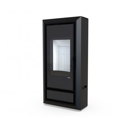 Печь-камин Defro Home Ignis 9 кВт чёрная сталь