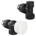 Набор термостатический осевой Royal Thermo Design 1/2"М30х1,5 (Черный)