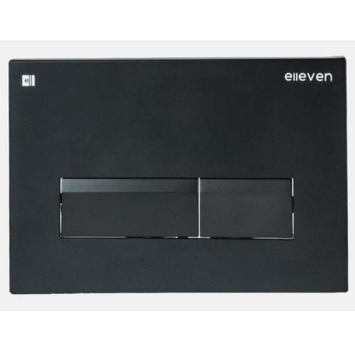 Кнопка смыва Elleven для инсталляции квадратная черная