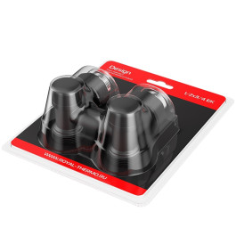 Узел нижнего подключения термостатический угловой Royal Thermo Design 1/2"х3/4" (Черный)