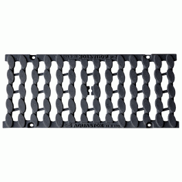 Решётка чугунная "косичка" DN100 D400 AquaStok