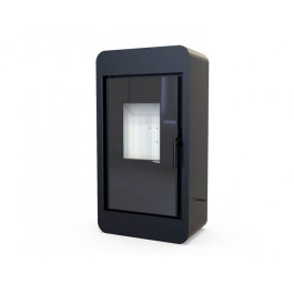 Печь-камин Defro Home Piko 6.6 кВт чёрная сталь