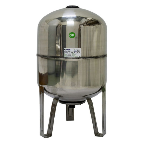 Гидроаккумулятор CRUWA 50 л вертикальный из нержавейки