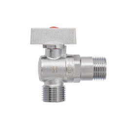 Кран шаровой для смесителя Smart Install 1/2"x3/4" НР/НР резьба