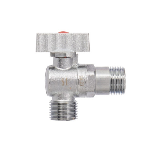 Кран шаровой для смесителя Smart Install 1/2"х1/2" НР/НР резьба