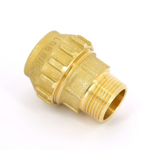 Муфта обжимная с наружной резьбой Ø25х3/4 Tiemme