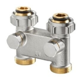 Узел перепускной прямой Oventrop  H-образный 3/4" 3/4" арт. 1016362