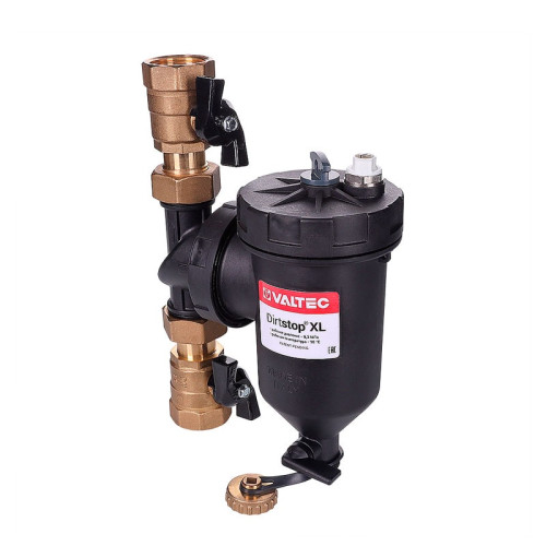 Фильтр-дешламатор Valtec с пластиковым корпусом XL 1 1/4" арт.VT.382.B.07