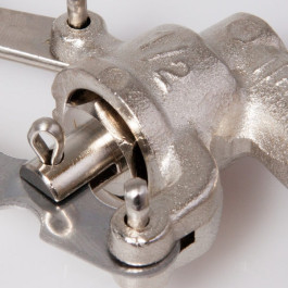 Поплавковый мех. регулятор уровня (5 осей) FARG 510 1/2" штанга диам.5мм, 200мм-латунь, усил., седло-латунь, Pmax-5 бар, Tmax-80C (с прокл, гайкой, без шара)