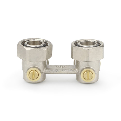 Узел нижнего подключения прямой Varmega 3/4"х3/4"EK, НР/ВР резьба, для двухтрубных систем