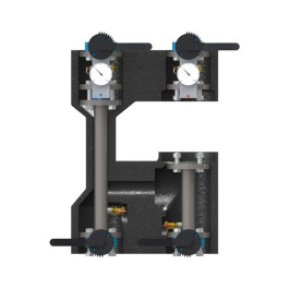 Насосная группа фланцевая Elsen DN 65 Powerbox 70 без насоса, без смесителя, прямая