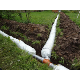 Дренажная труба без щебня 110 Гольфстрим