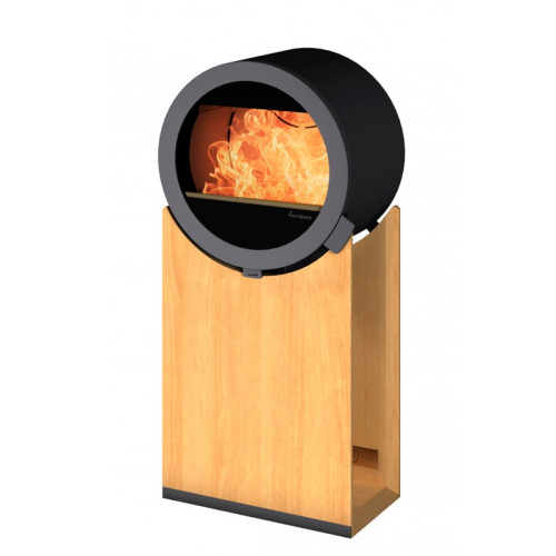 Печь-камин Nordpeis Me Oak без боковых стёкол