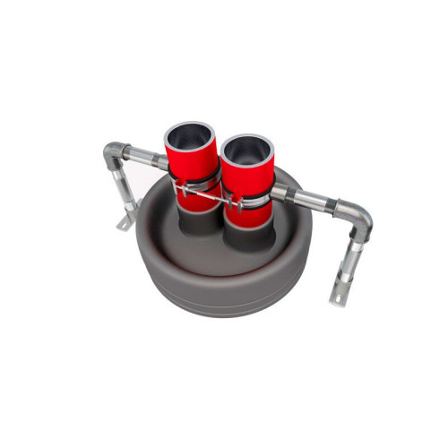 Фиксатор труб двойной Thermaflex Flexalen FV-RCLAMP2/25