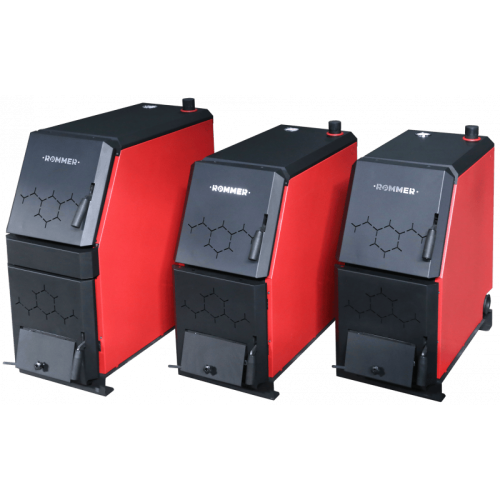 Котел твердотопливный ROMMER 21 кВт RSB-1110-000021