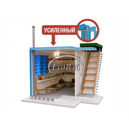 Пластиковый погреб ГудВэй Элит 2,5*1,5м