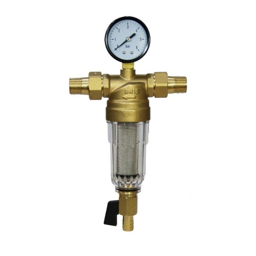 Фильтр с манометром 1/2 Millennium для холодной воды