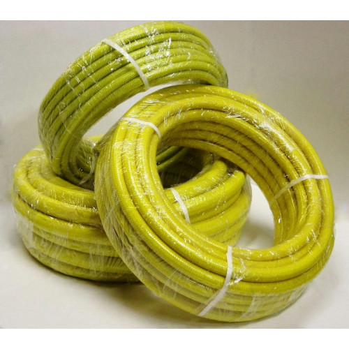 Шланг поливочный многослойный 3/4" ПОТОК 25м бухта желтый