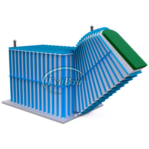 Пластиковый погреб ГудВэй Экстра 2,5*2м