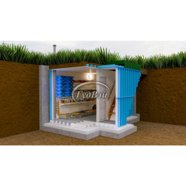 Пластиковый погреб ГудВэй Элит 5*2м