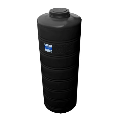 Бак для воды вертикальный Aquaplast ОВ 1000 литров черный