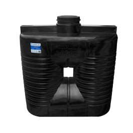 Бак для воды вертикальный прямоугольный Aquaplast ПВ 1000 литров черный