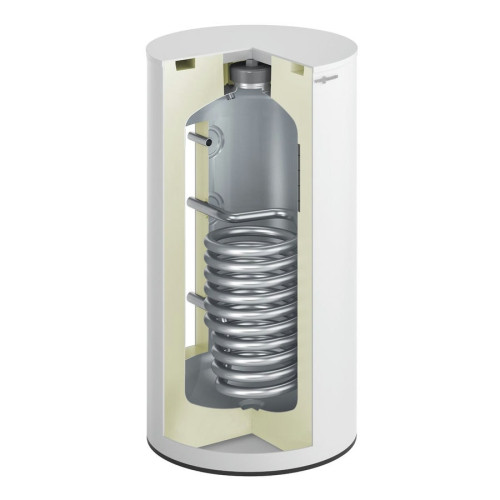 Бойлер косвенного нагрева Viessmann Vitocell 300-W тип EVIB-A 200 литров (цвет жемчужно-белый) из нержавеющей стали