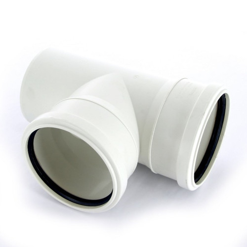 Тройник канализационный Sinikon comfort 110x110мм 90° (АРТ. 508029.K)