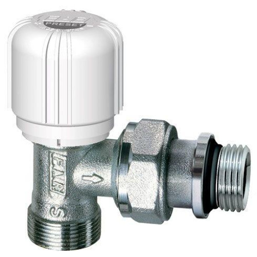 FAR хромированный угловой терморегулирующий вентиль НР M24x19 1/2"