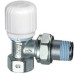 FAR хромированный угловой терморегулирующий вентиль ВР 1" с уплотнением EPDM